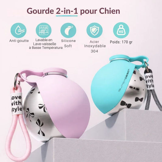 Doggmily™– La Gourde portable pour hydrater votre chien ✨